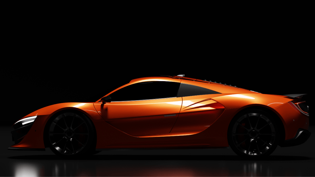 Luxury car with enhanced shine after professional ceramic coating service in Clinton.