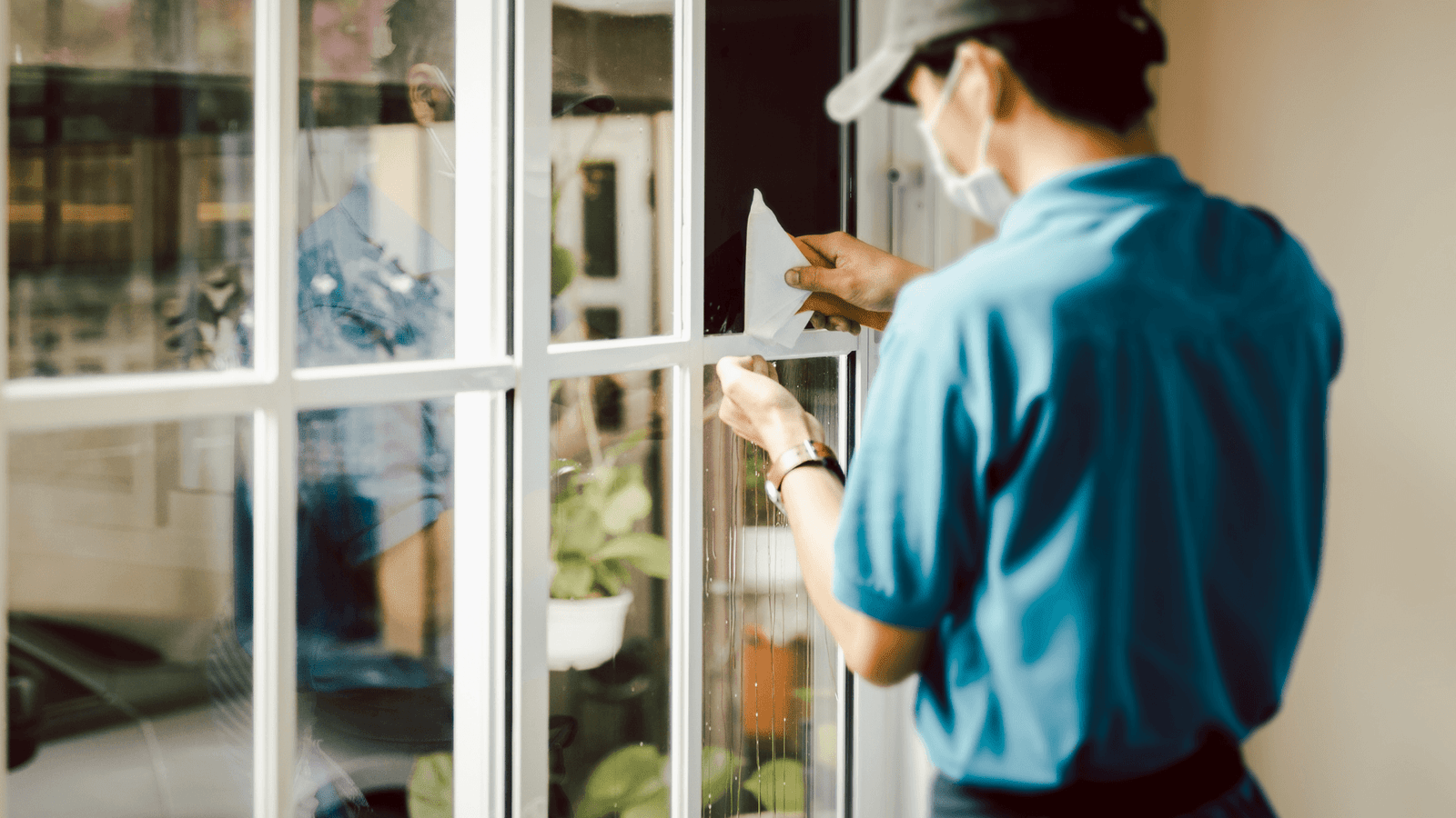 Residential Window Tinting Modern house with solar window film installed for energy efficiency and privacy.